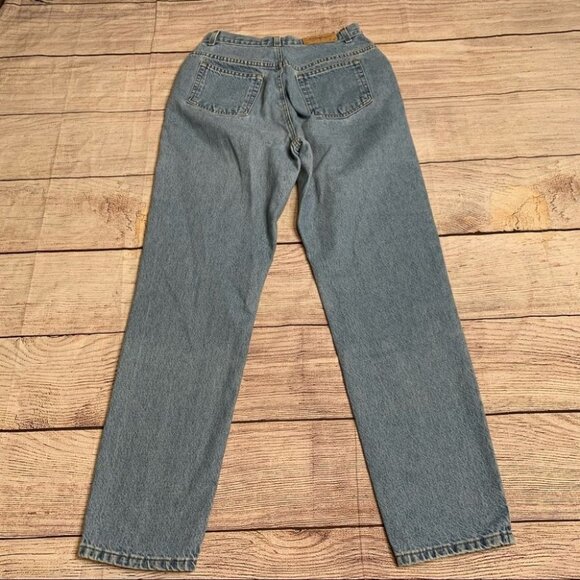 Vintage Liz Claiborne Mom Jeans high rise straight leg jeans Size 8 Light wash - Picture 4 of 9
